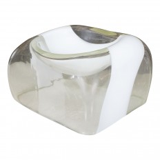 Lattimo glass unusual sculpture